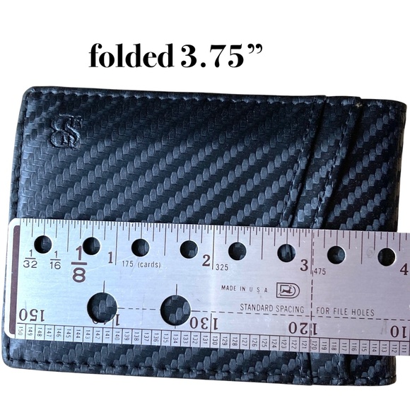 wallet SERMAN BRANDS travel security black bifold - Picture 12 of 12